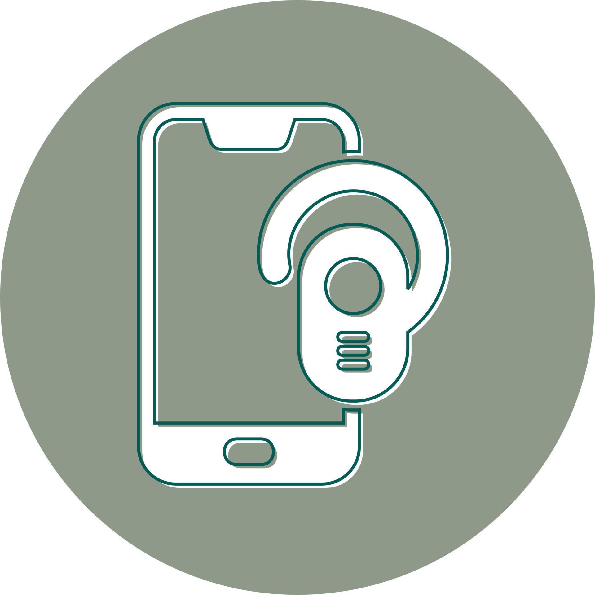 Earpiece Vector Icon 19991917 Vector Art at Vecteezy