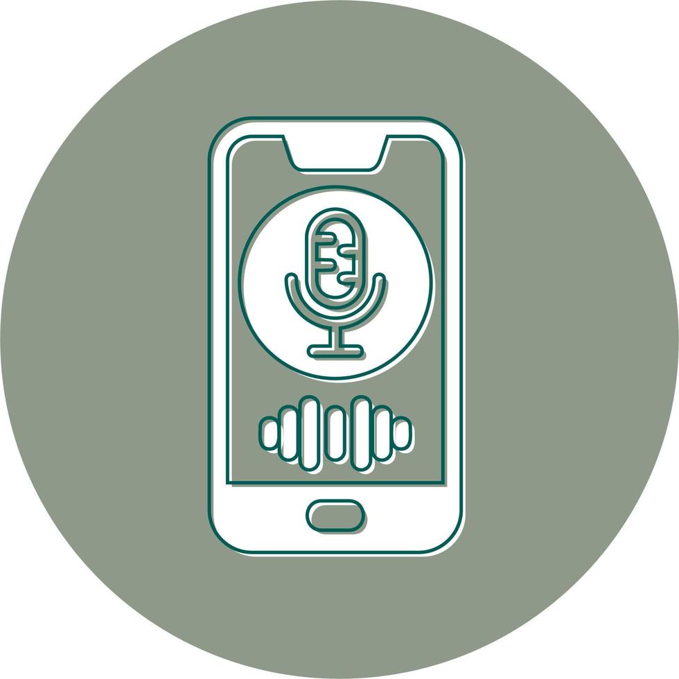 Voice Assistant Vector Icon