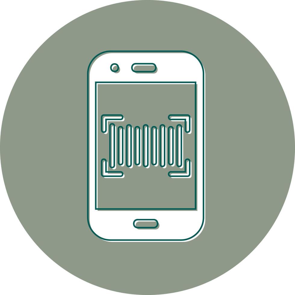 Phone Scanning Vector Icon
