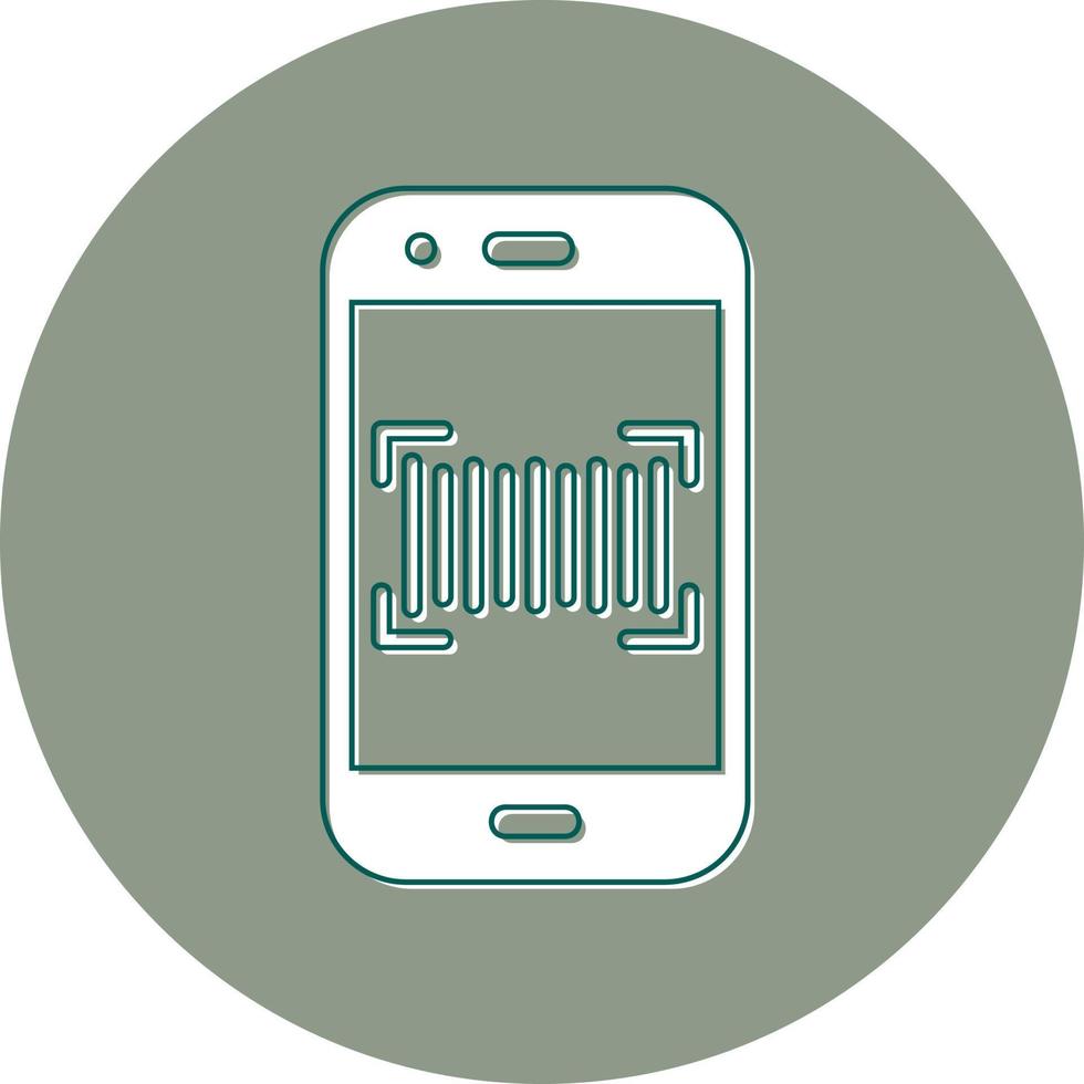 Phone Scanning Vector Icon