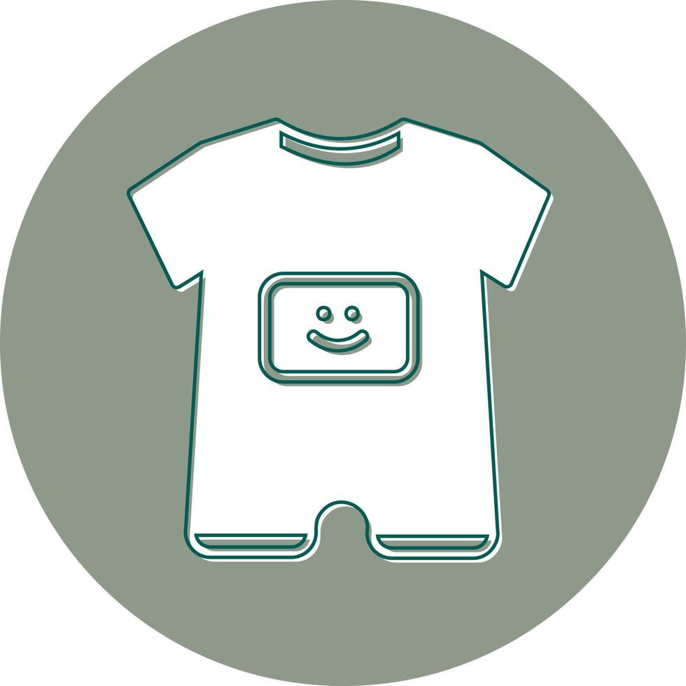 Baby Boy Outfit Vector Icon
