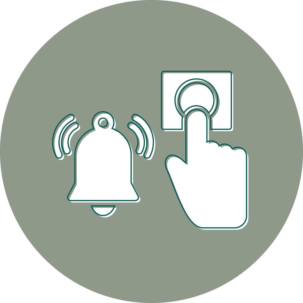 Emergency Alarm Button Vector Icon