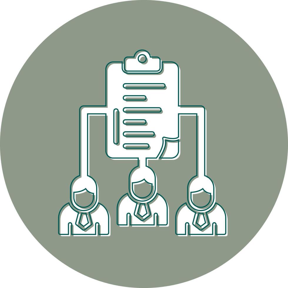 Work distribution Vector Icon