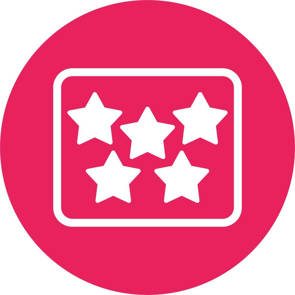 Five Star Vector Icon