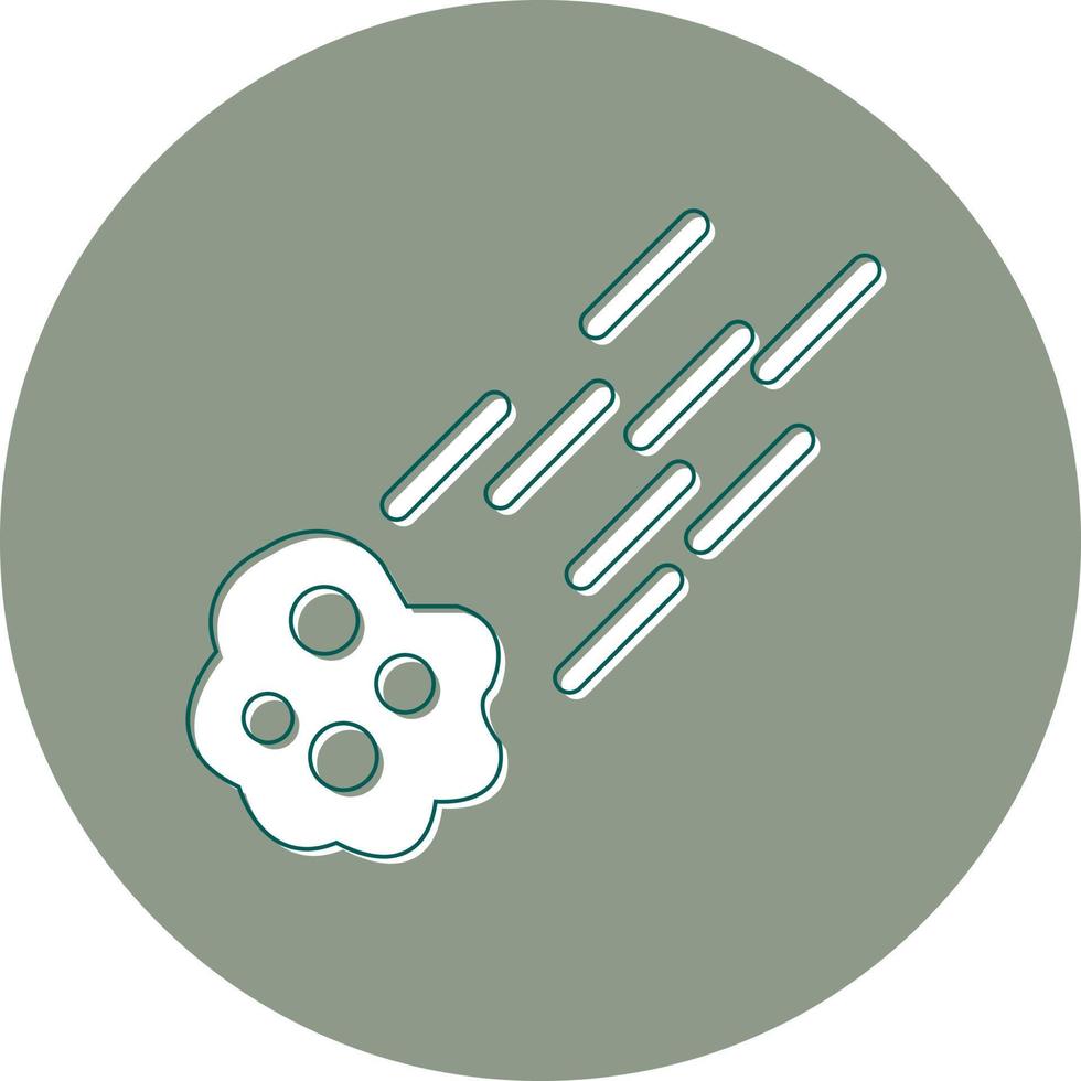 Meteor Vector Icon