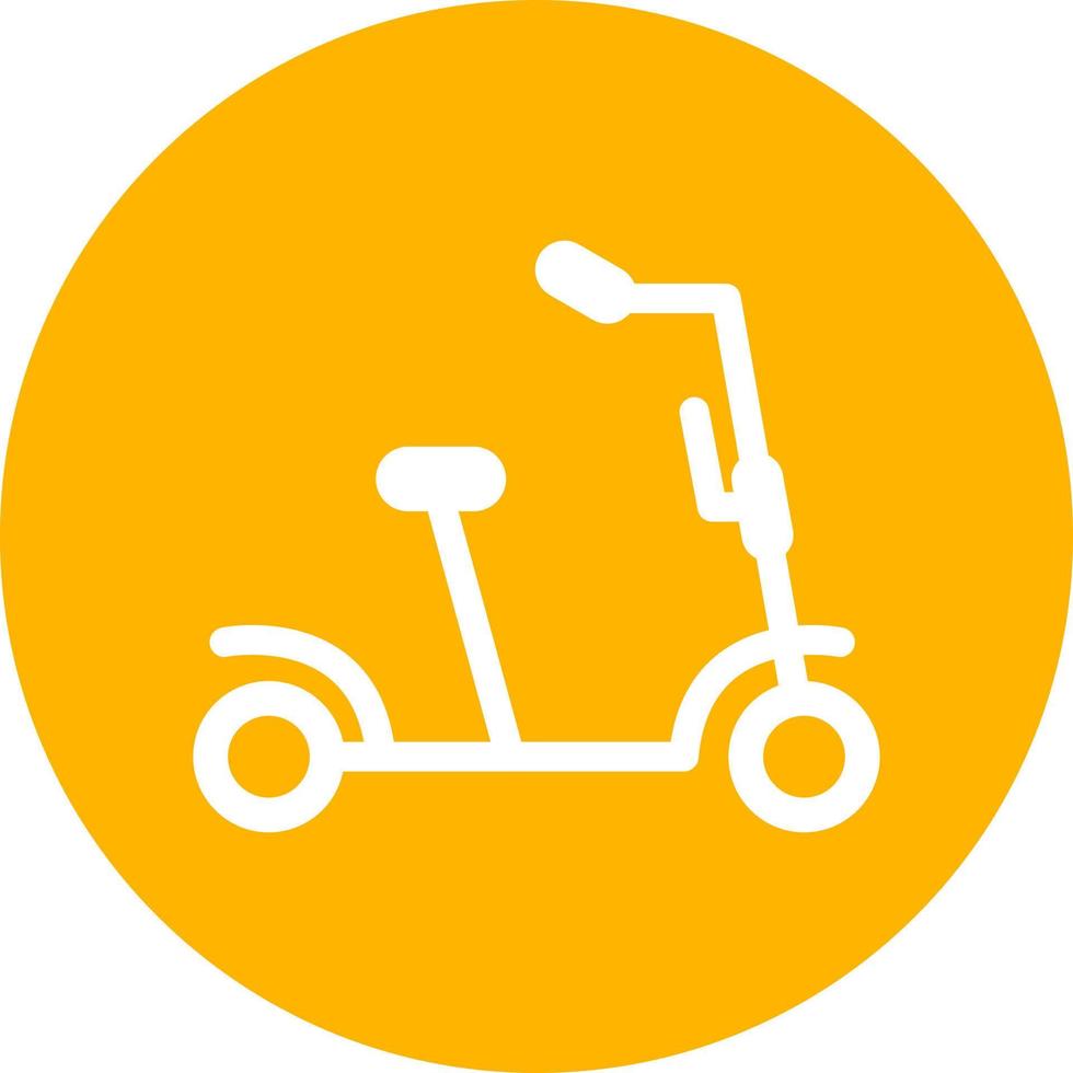 Kick Scooter Vector Icon