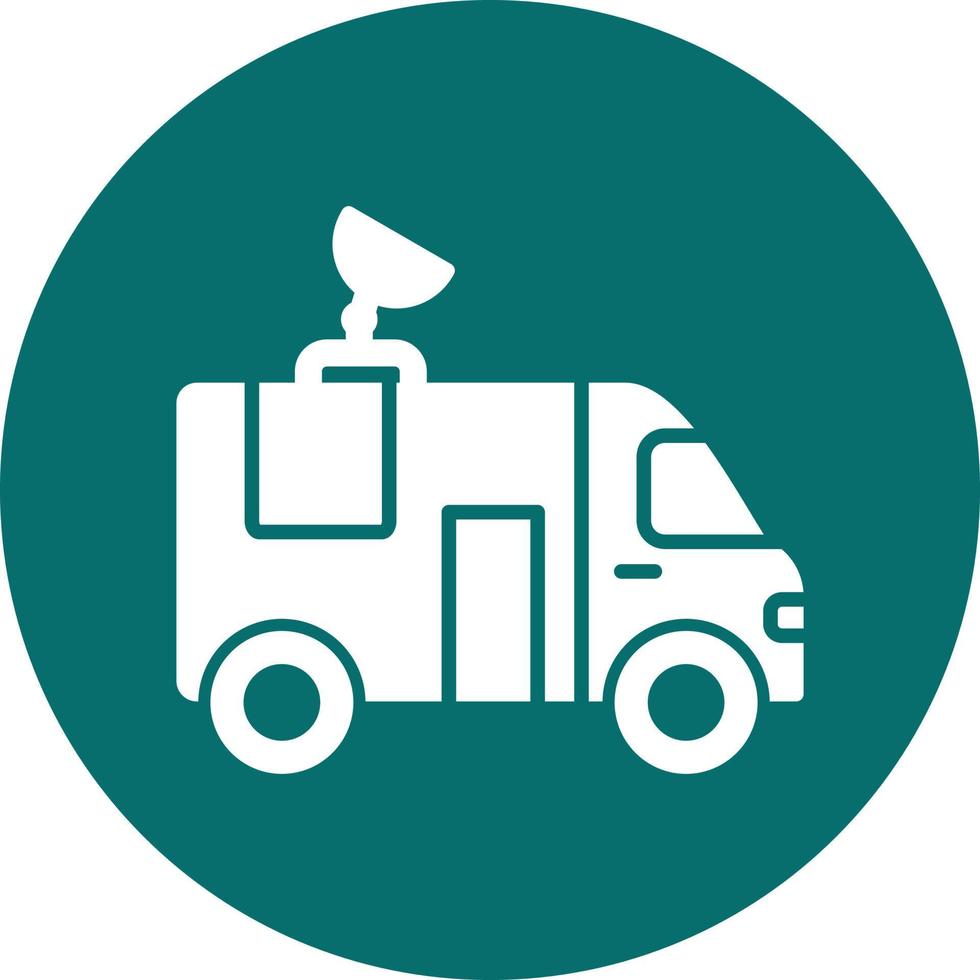 News Van Vector Icon
