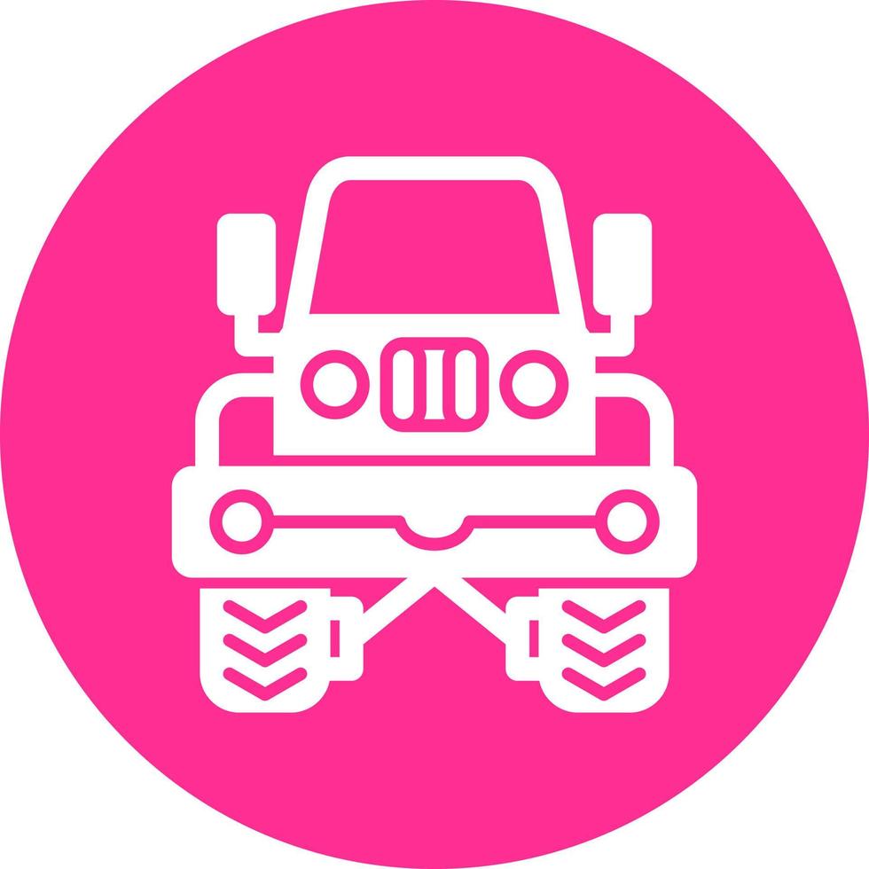 icono de vector de jeep