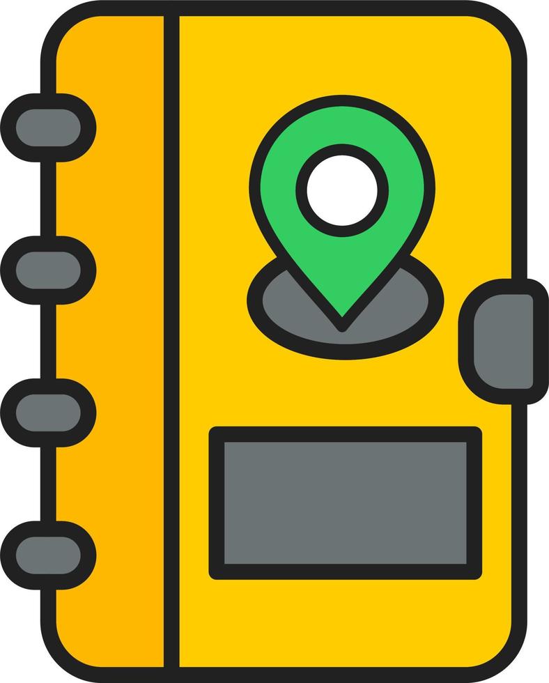 Address Book Vector Icon