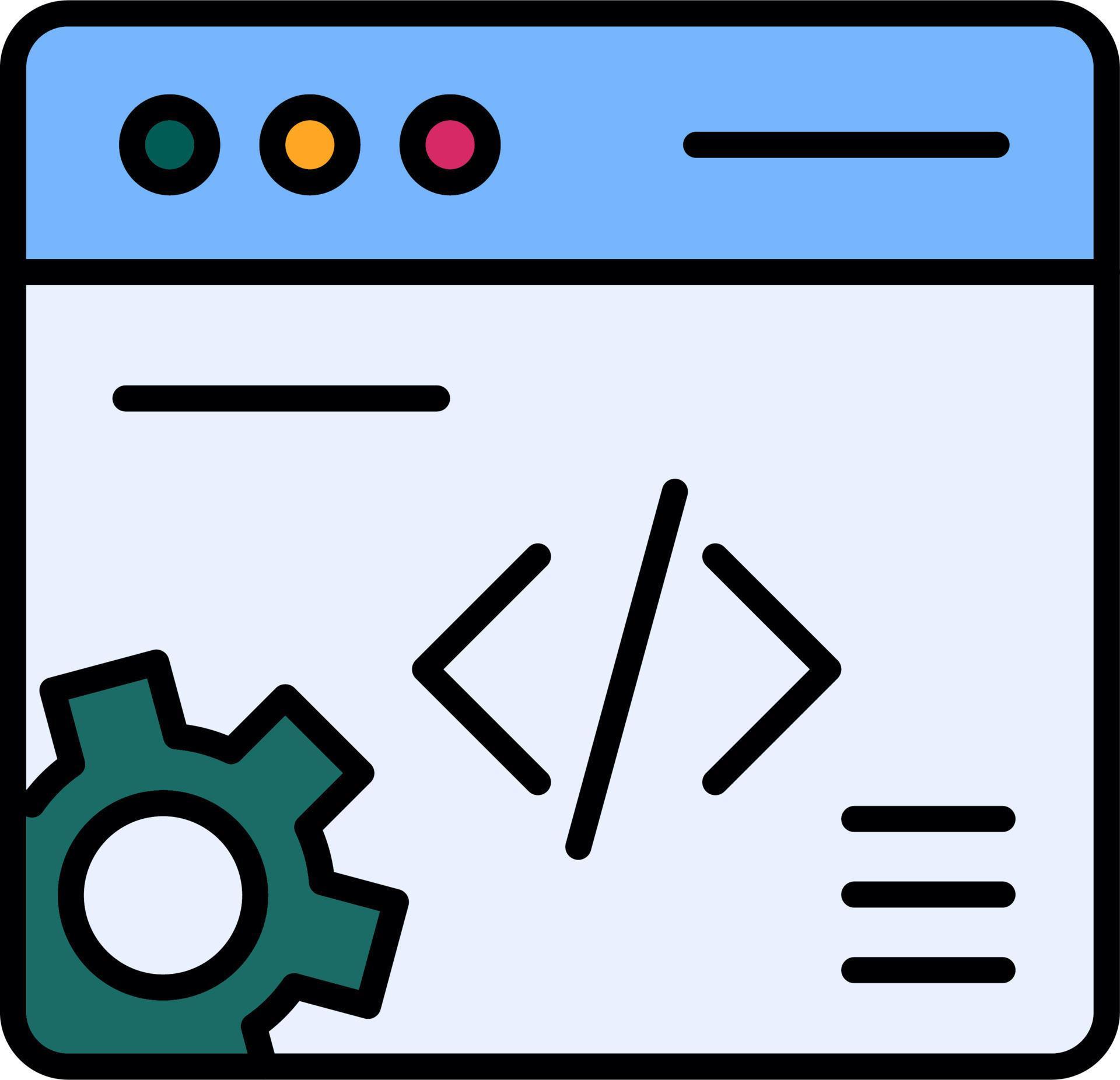 Web Development Vector Icon 19992886 Vector Art at Vecteezy