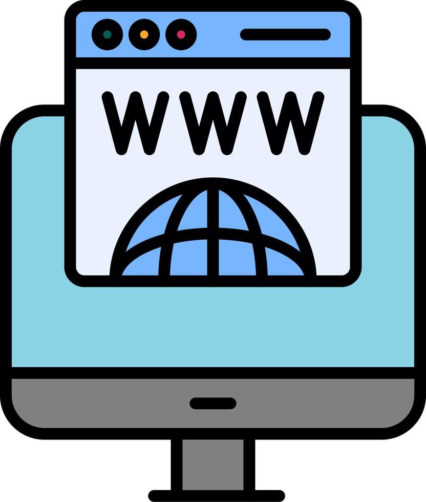 Domain Registration Vector Icon