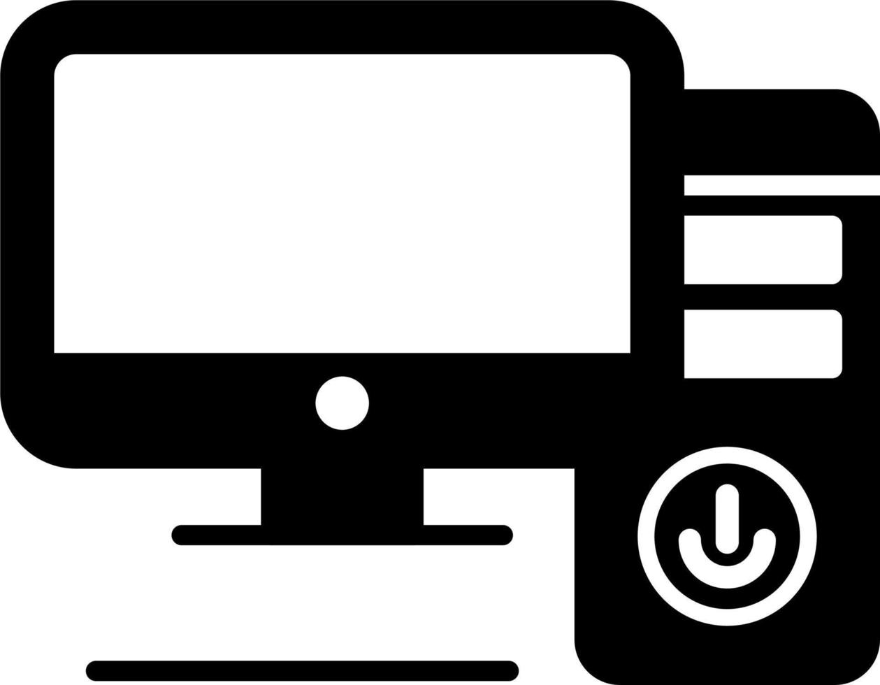 Computer Vector Icon