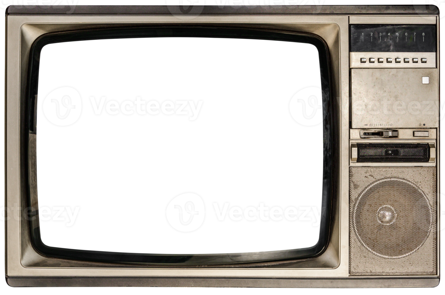 vecchio televisione per decorativo png