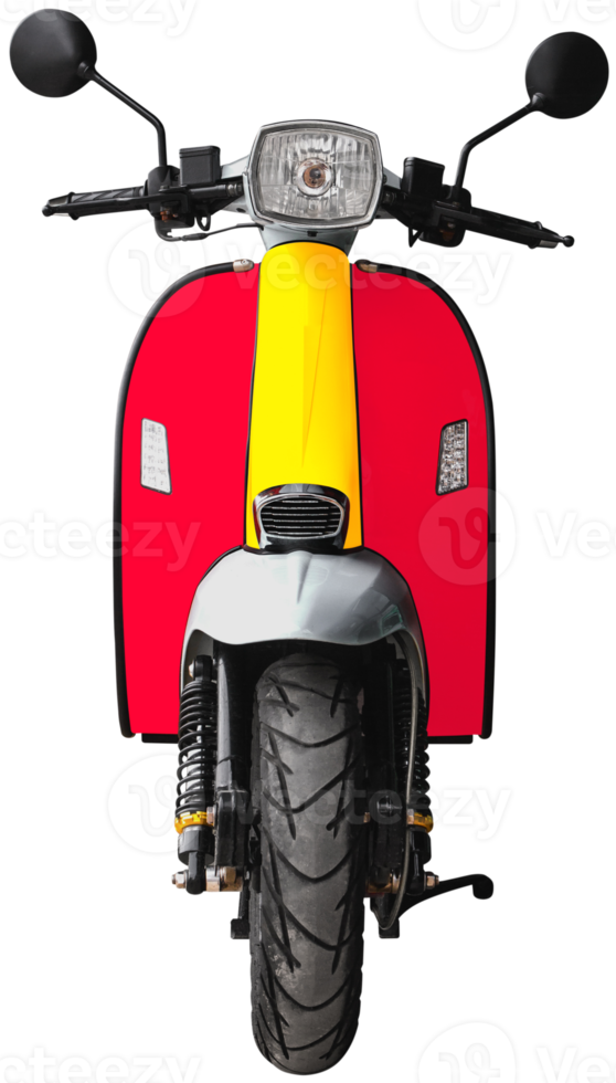 Front view of motorcycle for decorative png
