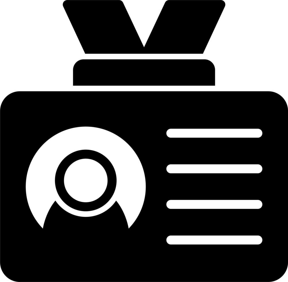 Identity Card Vector Icon