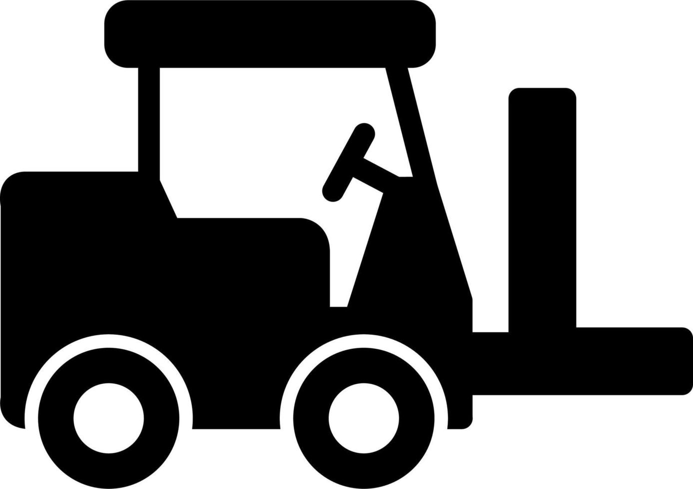 Forklift Vector Icon