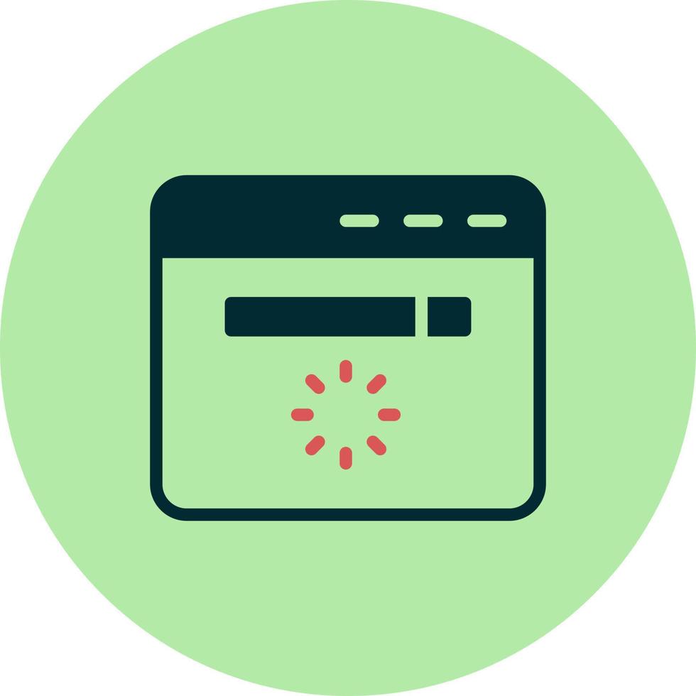Website Loading Vector Icon