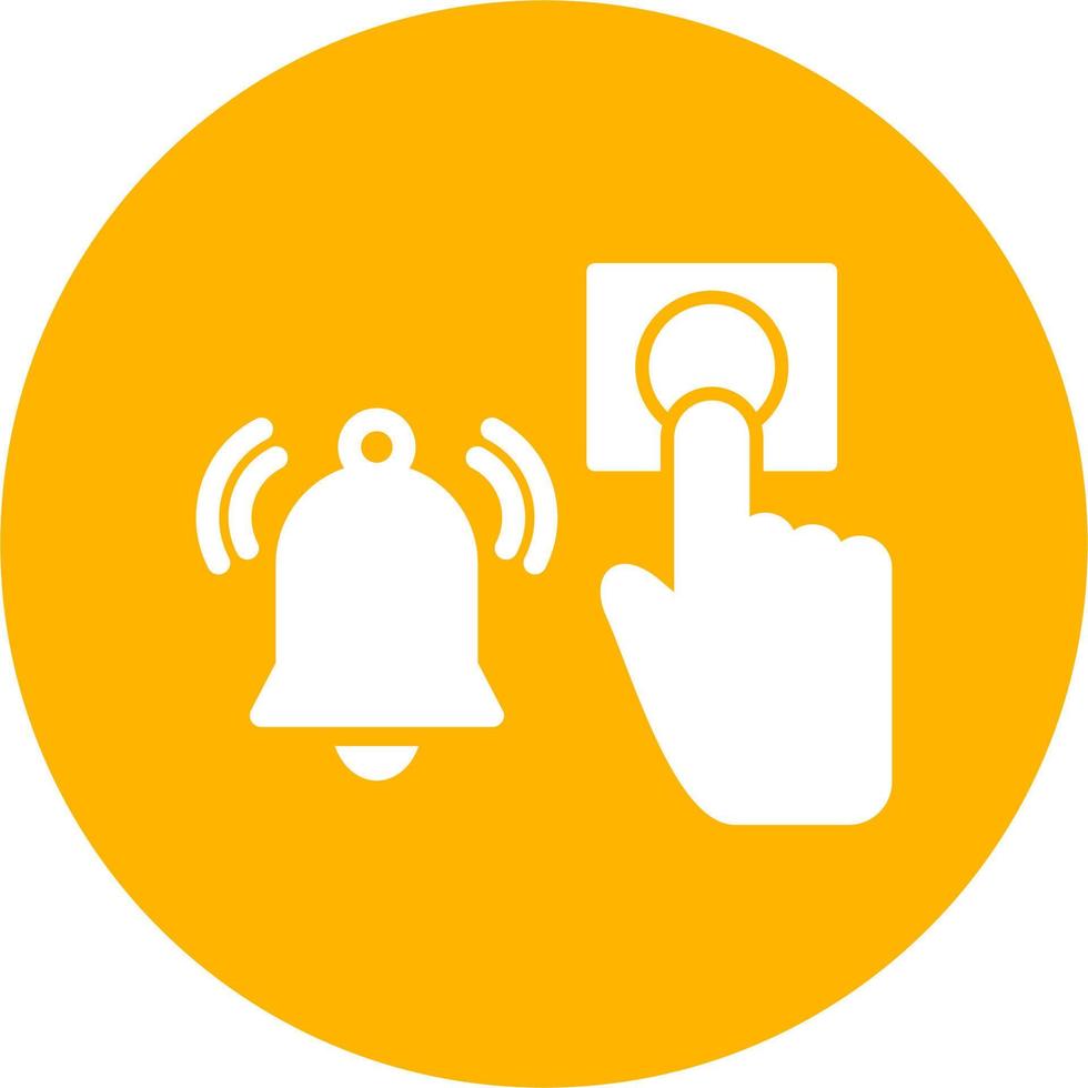 Emergency Alarm Button Vector Icon