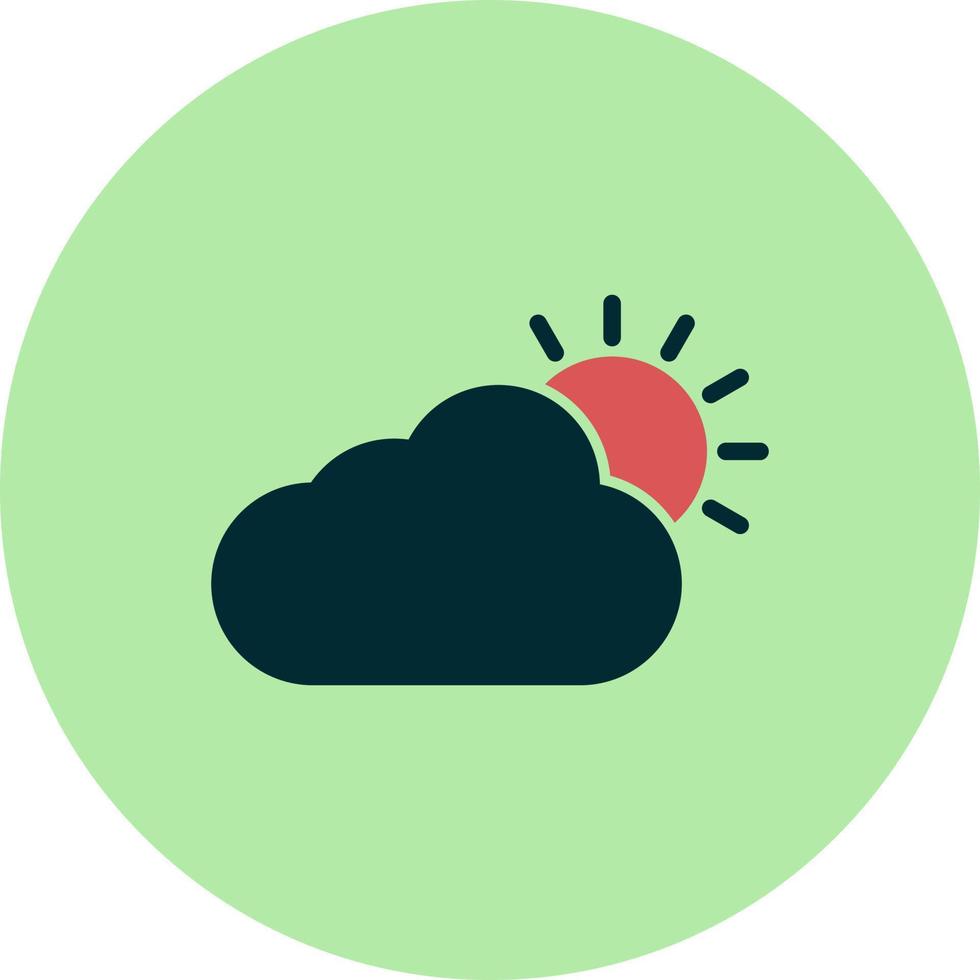 Cloudy Vector Icon