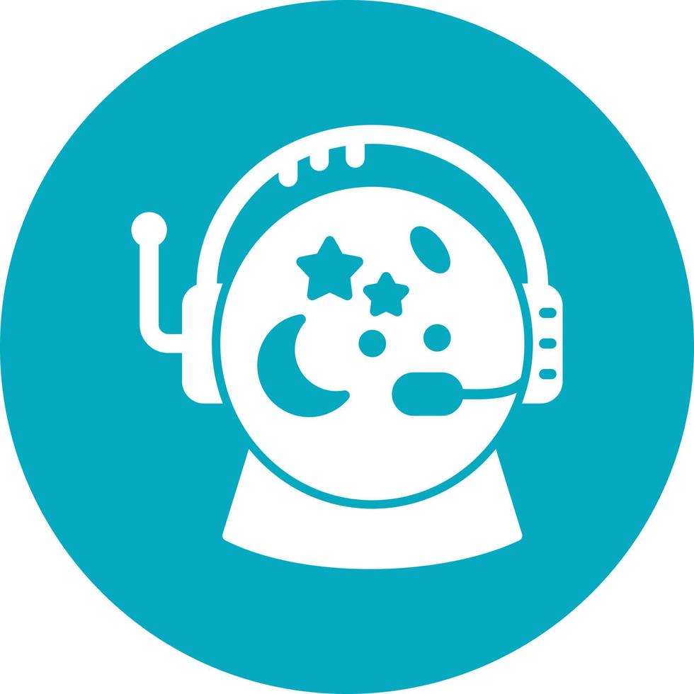 Astronaut Helmet Vector Icon