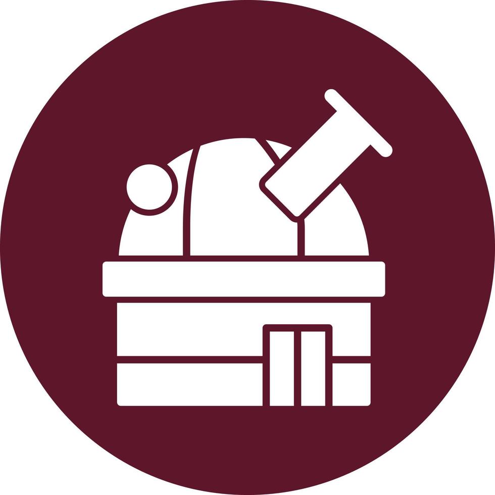 Space Observatory Vector Icon