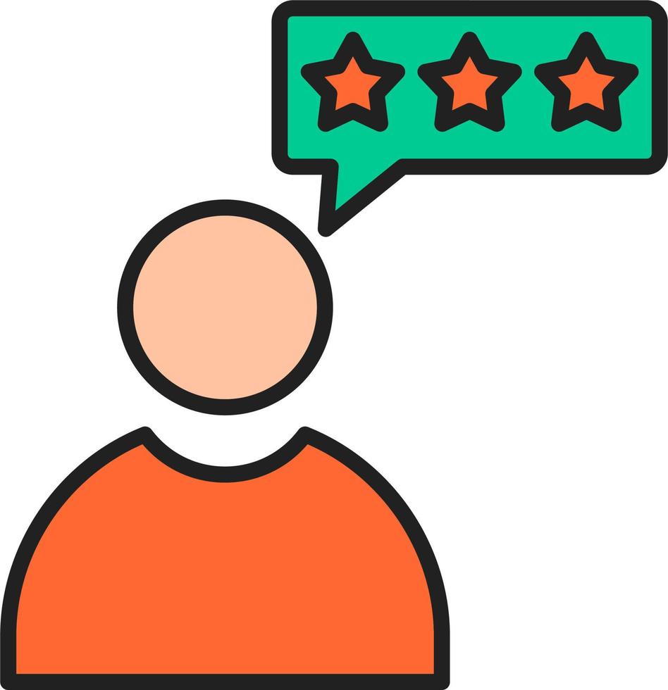 Customer Review Vector Icon