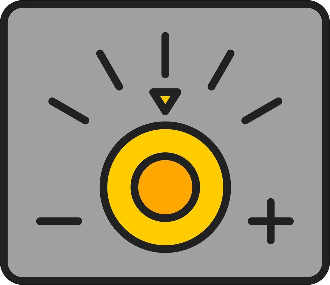 Dimmer Vector Icon