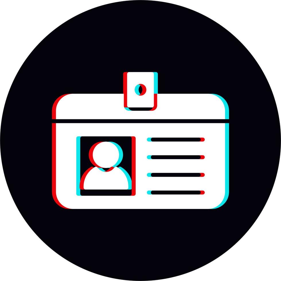 Identification Card Vector Icon