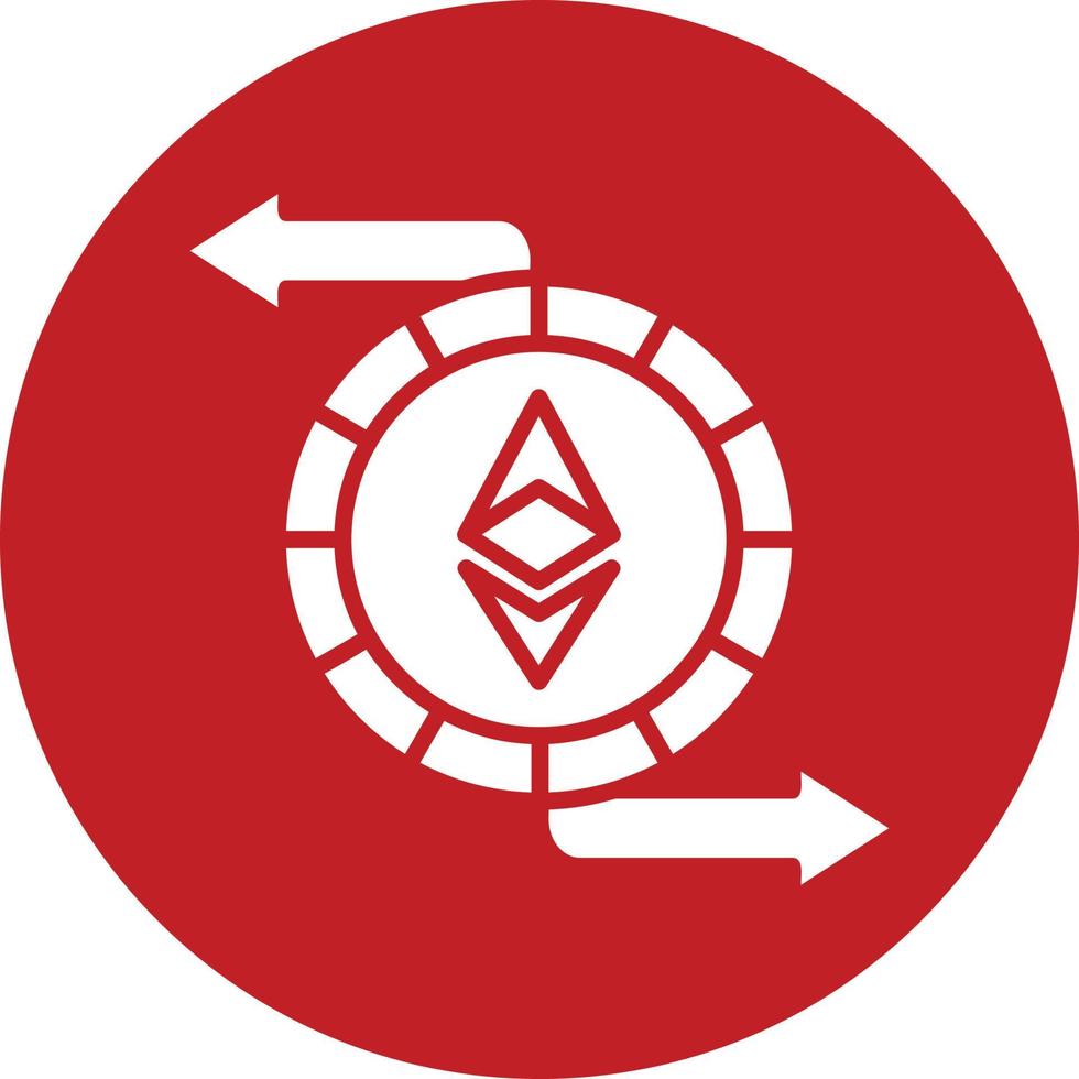 Ethereum Exchange Vector Icon