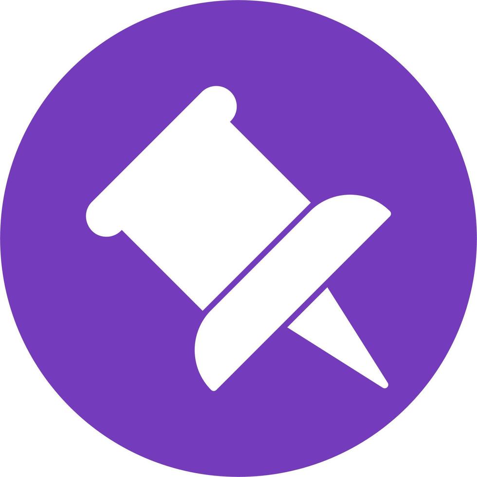 Push Pin Vector Icon