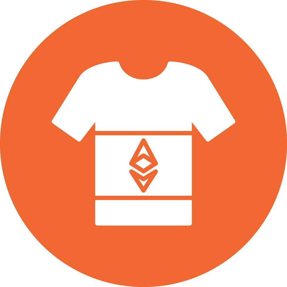 Ethereum Tshirt Vector Icon