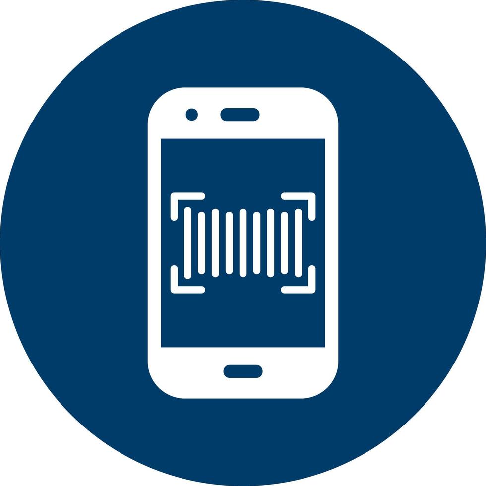 Phone Scanning Vector Icon