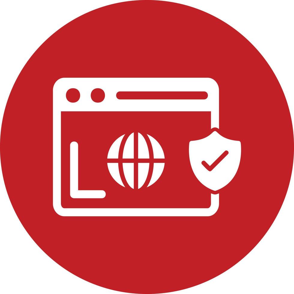 Secure  Browser Vector Icon