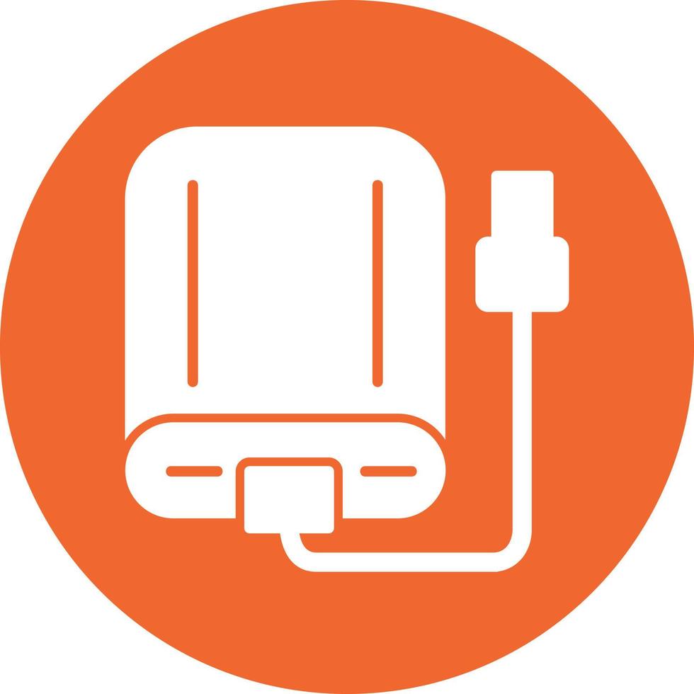 External Hard Drive Vector Icon