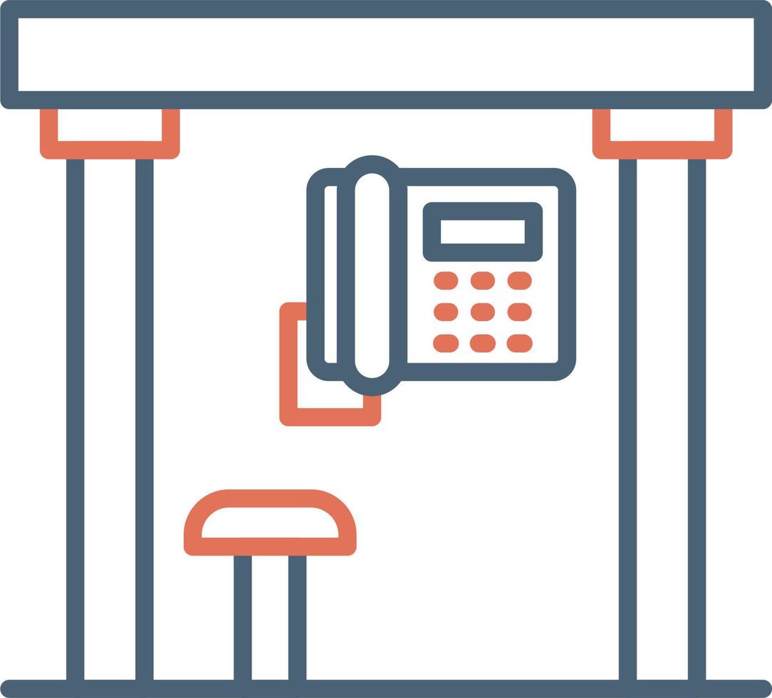 Telephone Box Vector Icon