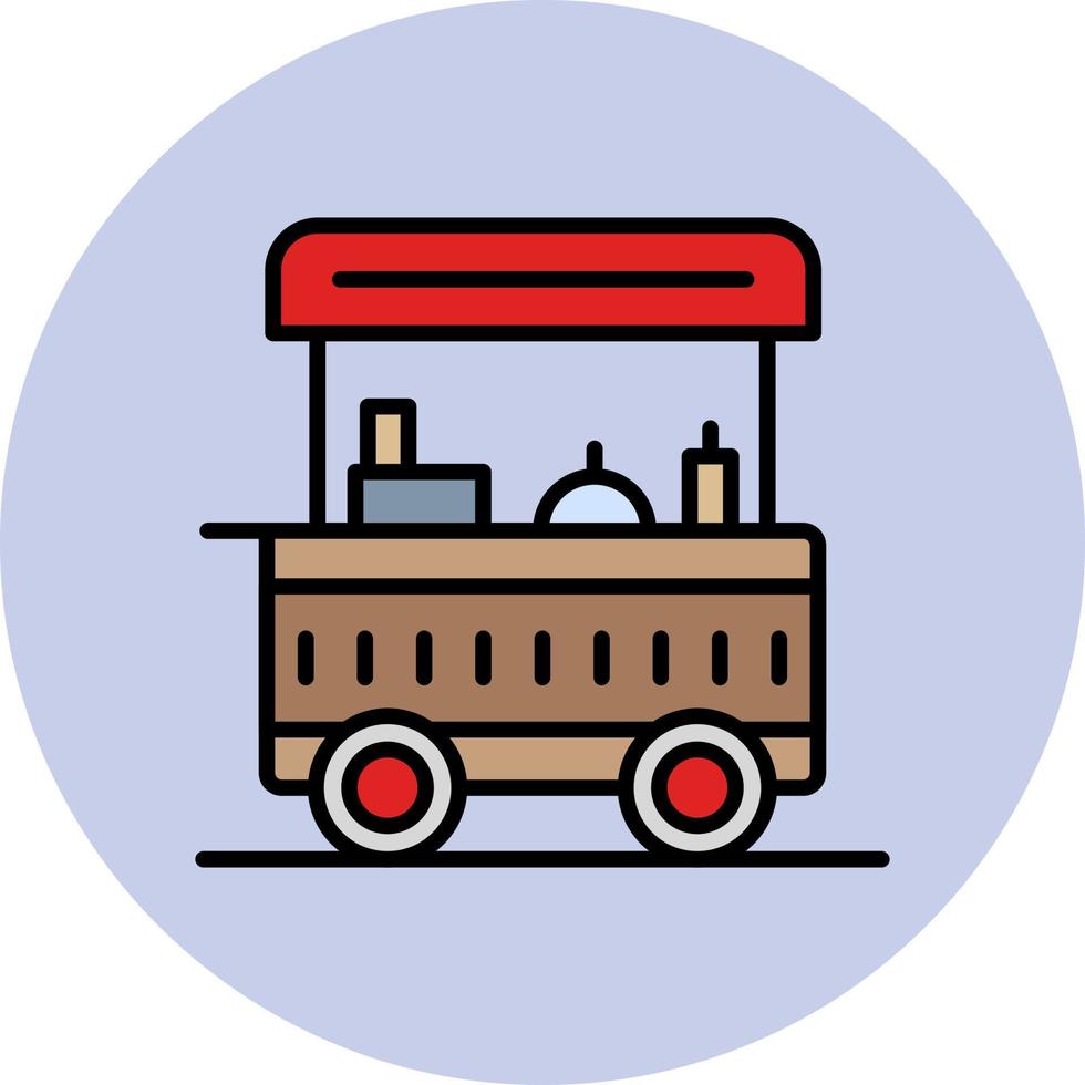 Food Cart Vector Icon
