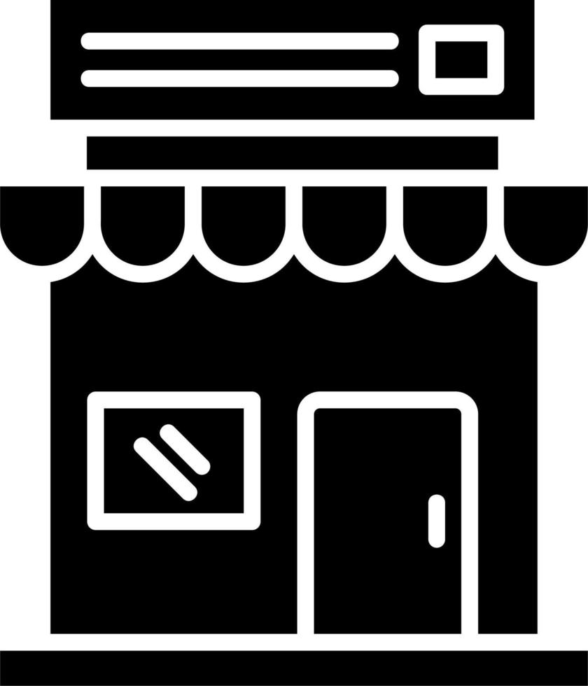 icono de vector de tienda