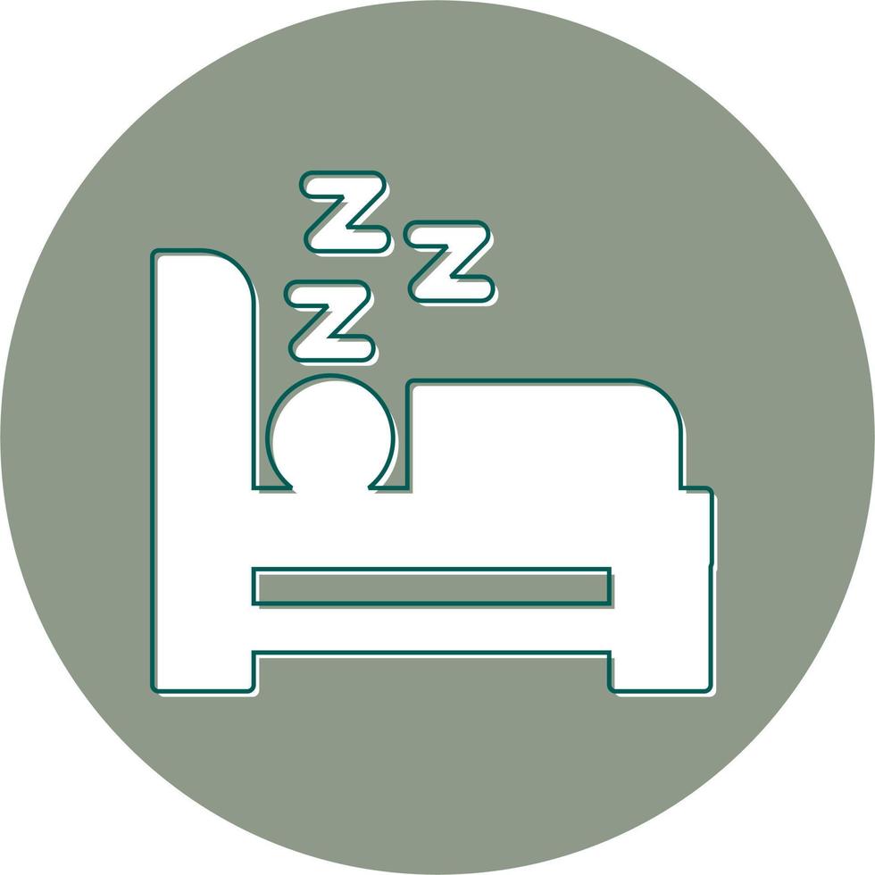 Sleeping Vector Icon