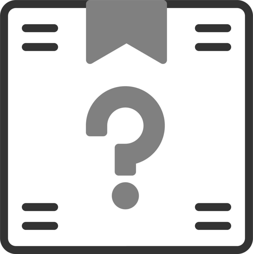 Mystery Box Vector Icon