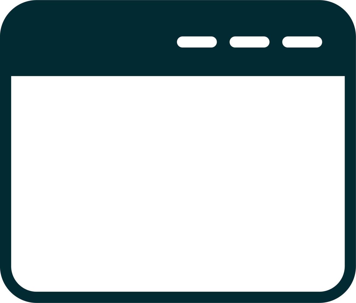 Browser Vector Icon