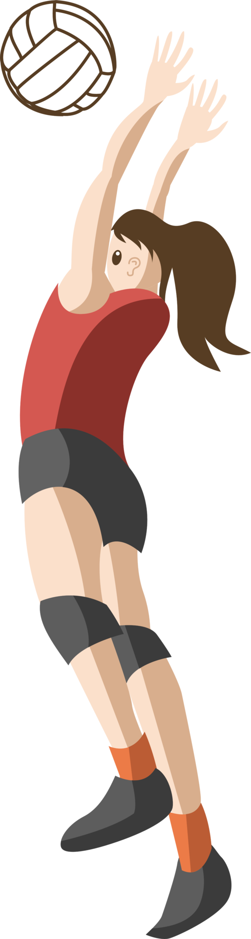 volleyball player png graphic clipart design 19994573 PNG