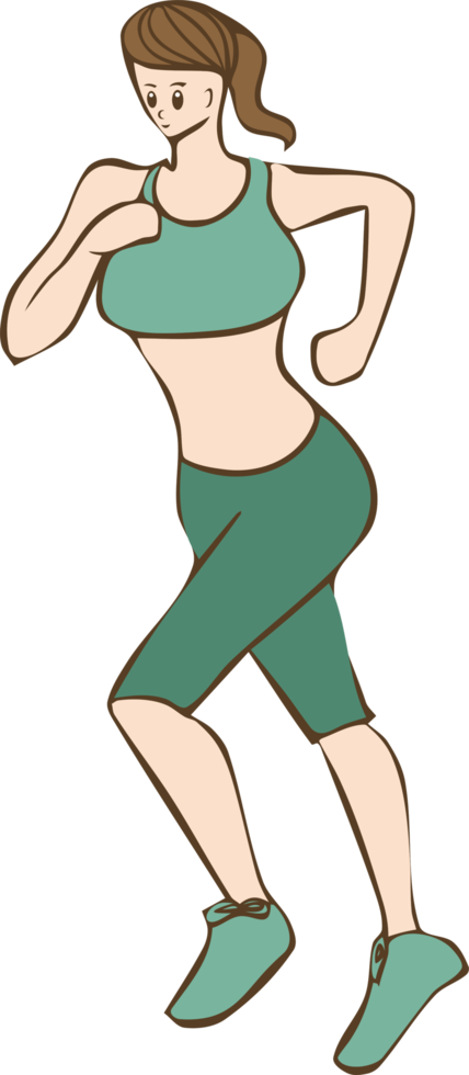 Runner png graphic clipart design