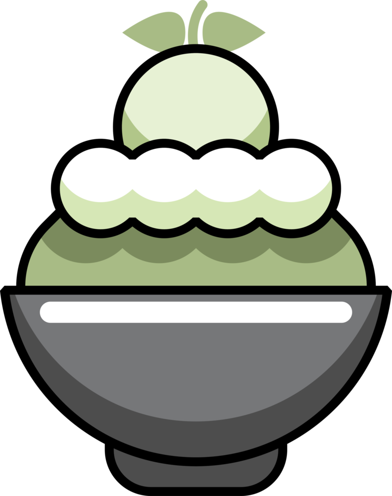 Bingsu png graphic clipart design