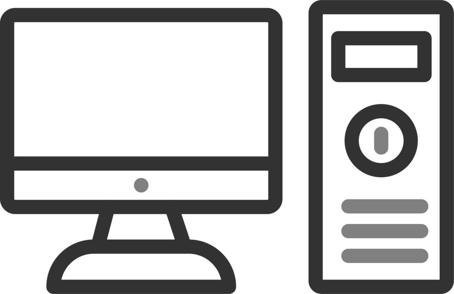 Computer Vector Icon