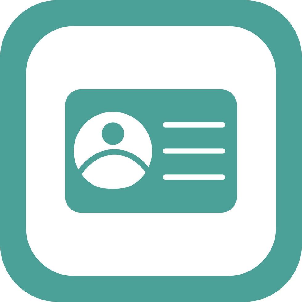Id Card Vector Icon