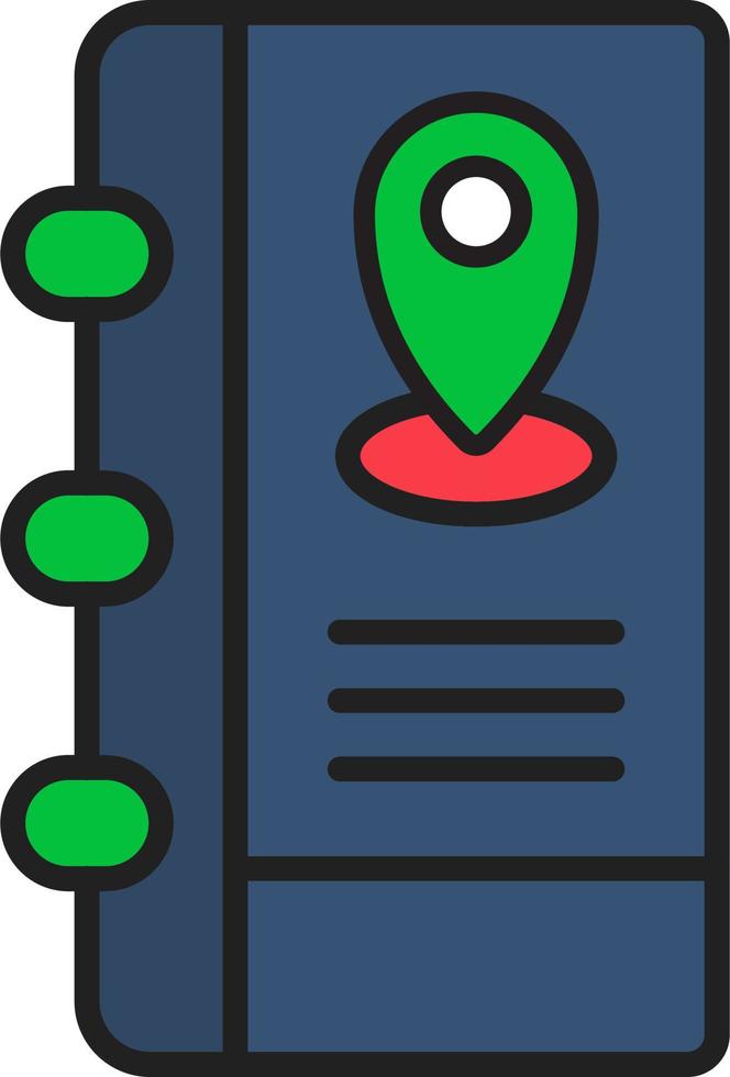 Address Book Vector Icon