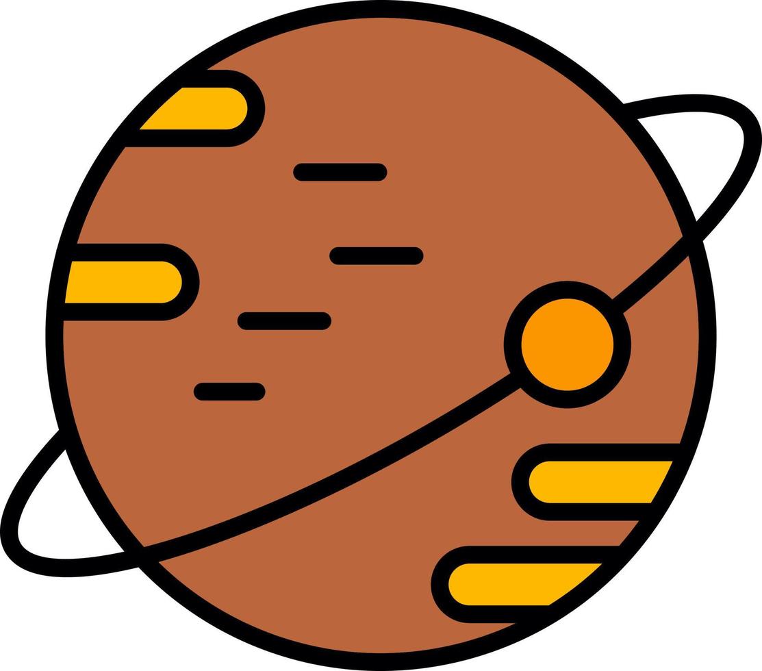 icono de vector de planeta