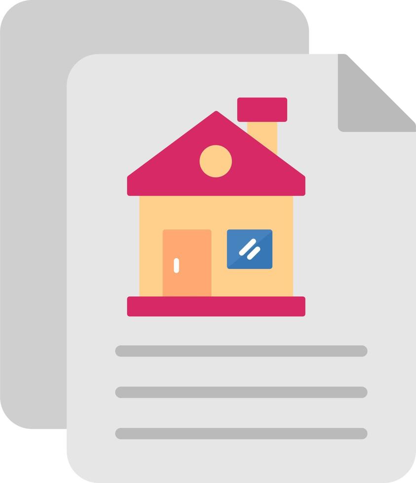 Construction Contract Vector Icon