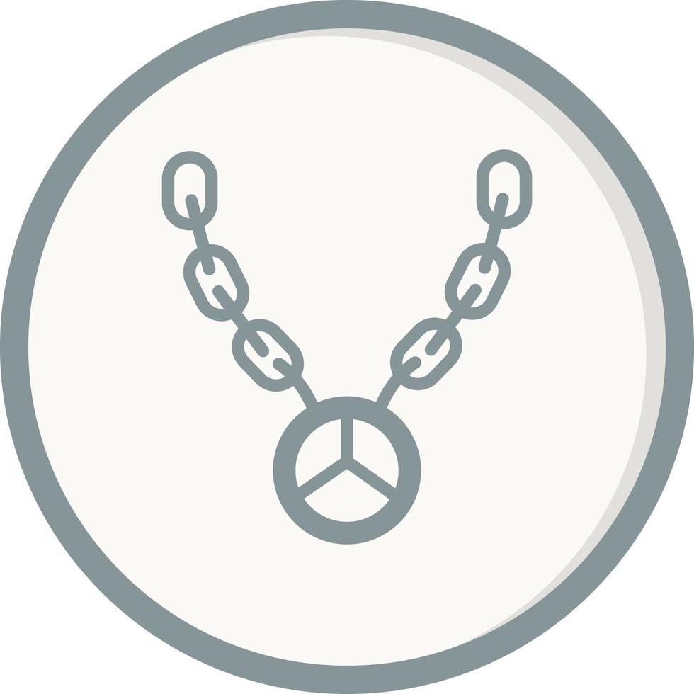 Hip Hop Necklace Vector Icon