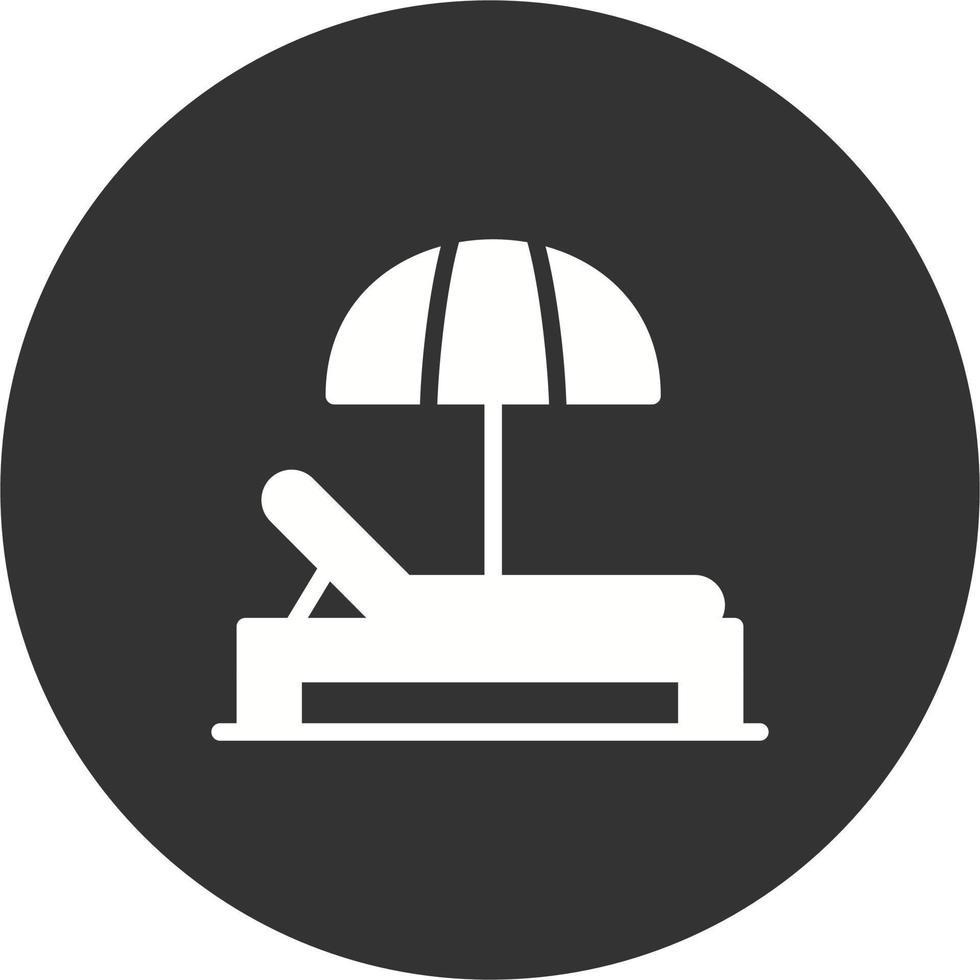 Sunbed Vector Icon